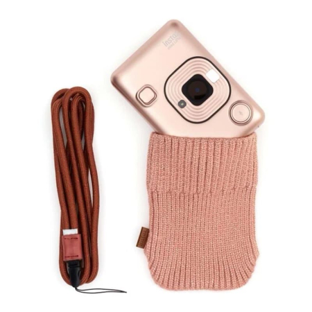Фотоаппарат моментальной печати Fujifilm Instax Mini LiPlay Blush Gold, золотой Фотоаппарат моментальной печати Fujifilm Instax Mini LiPlay Blush Gold, золотой