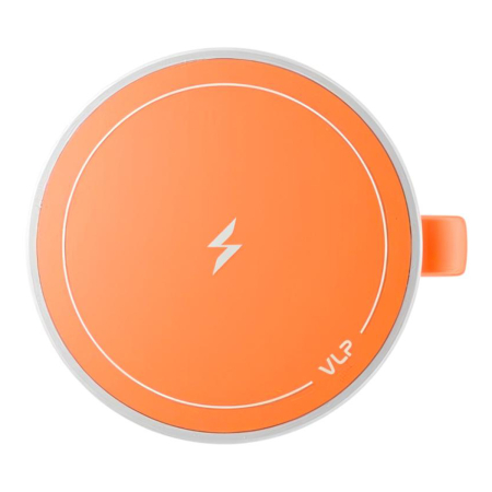 Беспроводное зарядное устройство для Apple Watch VLP LITE Snap Charger Duo USB-C Qi2 Оранжевый