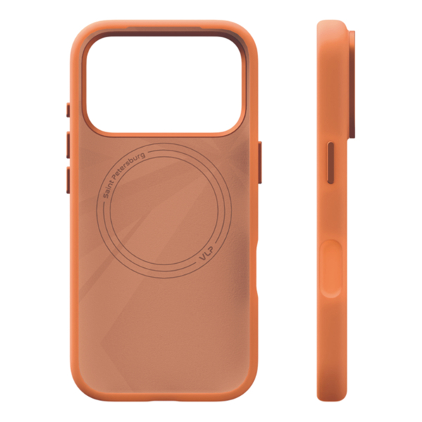 Чехол для iPhone 17 Pro с MagSafe VLP Aster Pro Case оранжевый