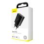 Сетевое зарядное устройство USB Type-C Baseus Speed Mini 18 Вт (CCFS-X01) Черный Сетевое зарядное устройство USB Type-C Baseus Speed Mini 18 Вт (CCFS-X01) Черный
