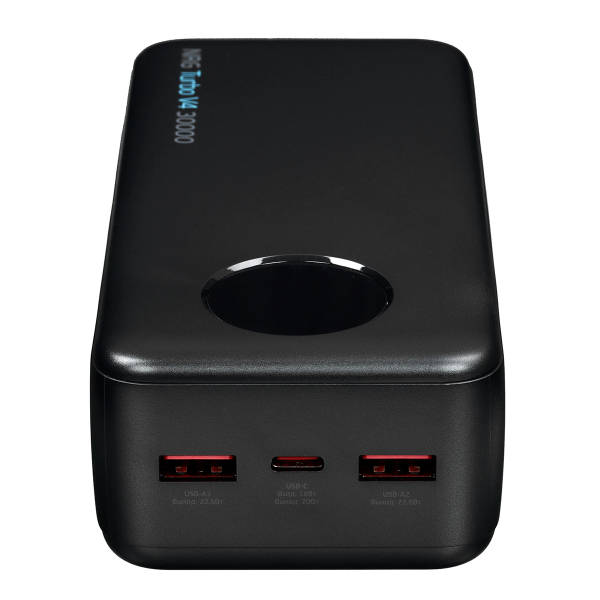 Внешний аккумулятор Deppa 30000mAh NRG Turbo V4 Чёрный