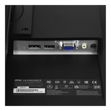 Монитор 27" MSI PRO MP271AP 1920x1080, 100Гц, IPS Чёрный