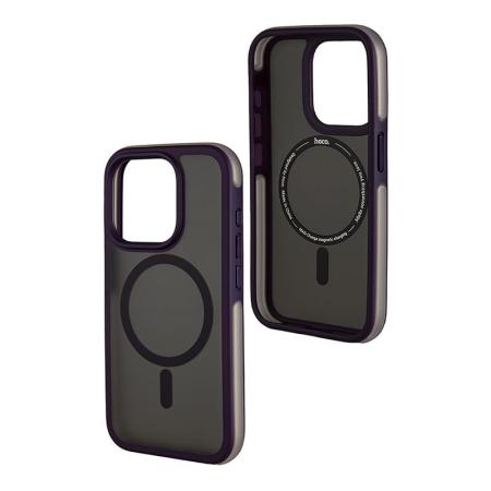 Чехол hoco. AIRBAG Magnetic Case для Apple iPhone 15 Pro (AS5) Фиолетовый