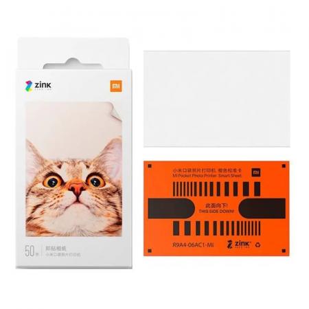 Бумага для карманного фотопринтера Xiaomi Mijia Pocket Print Stick Photo Paper, 50 листов в упаковке (XMZPXZHT03) Бумага для карманного фотопринтера Xiaomi Mijia Pocket Print Stick Photo Paper, 50 листов в упаковке (XMZPXZHT03)