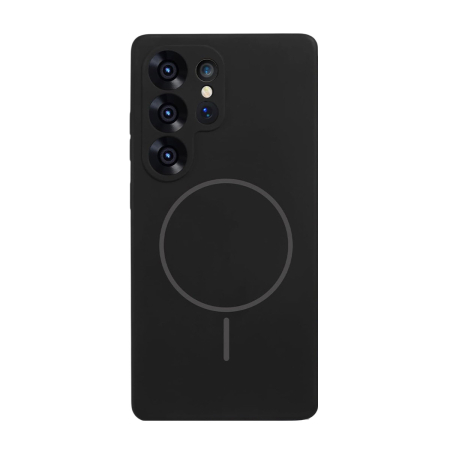Чехол для Samsung Galaxy S26 Ultra с MagSafe Silicone Case Чёрный