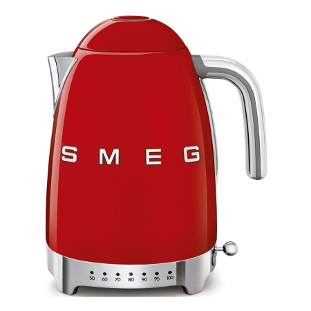 Чайник электрический с регулируемой температурой SMEG 50s style (KLF04RDEU) Красный Чайник электрический с регулируемой температурой SMEG 50s style (KLF04RDEU) Красный