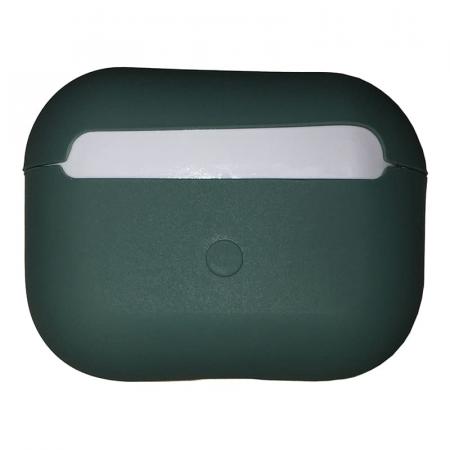 Чехол Silicone Case для Apple AirPods Pro Dark Green, темно-зеленый
