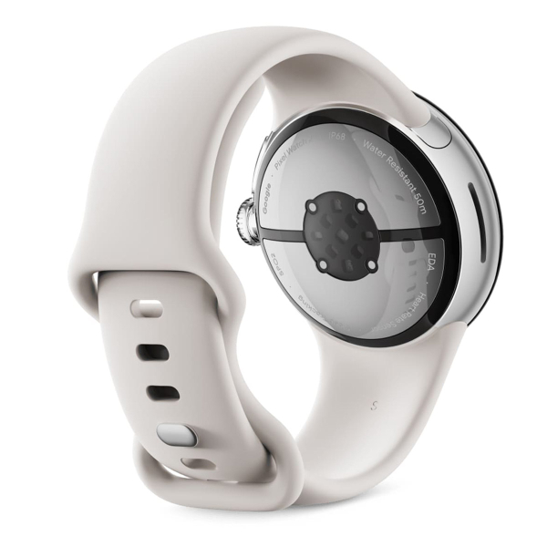 Часы Pixel Watch 2, 41 мм, Wi-Fi, Silver/Porcelain, серебристый