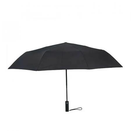 Зонт Xiaomi 90 Points с светодиодным фонариком Automatic Umbrella with LED Flashlight Черный Зонт Xiaomi 90 Points с светодиодным фонариком Automatic Umbrella with LED Flashlight Черный
