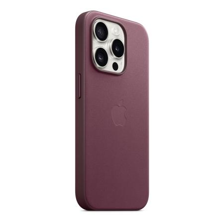 Чехол FineWoven Case для Apple iPhone 15 Pro с MagSafe Mulberry, фиолетовый